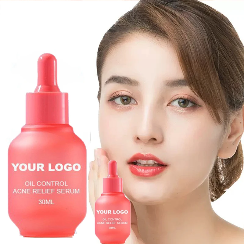 Private Labe Salicylic Acid Acne Custom Logo 30ML Oil-control Blackhead Repair Essence Hydrolyzed Moisture Makeup All Skin Types