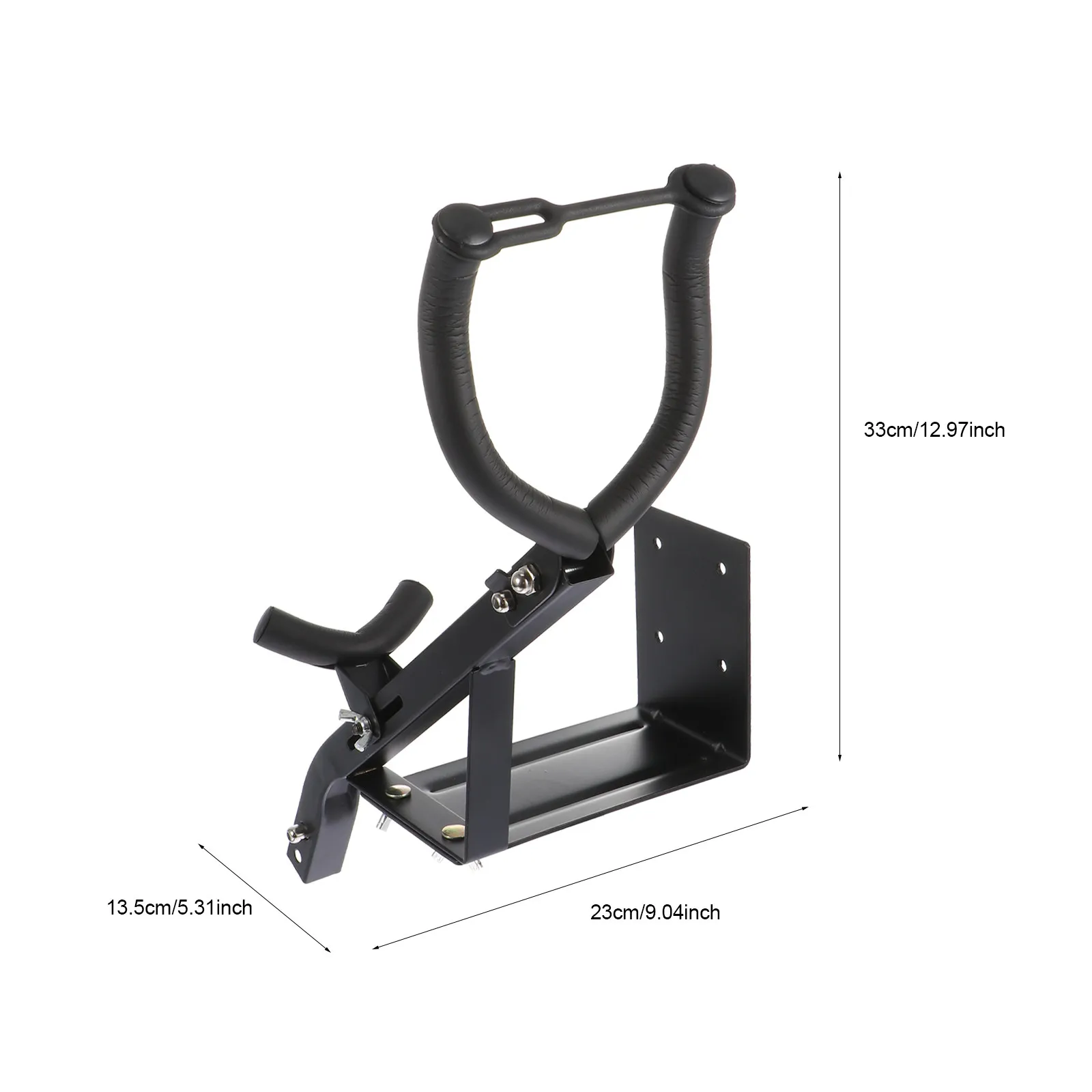 1Pcs Compact Saxophone Hanger Wall Mount Saxophone Rack Iron Construction Sponge Cushion Sax Storage Stand for Home Studio Use