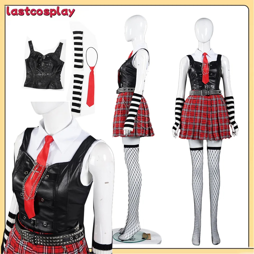 

MisaMisa Cosplay Costume Halloween Role Play Anime Fantasia JK Uniform Skirt Vest Skirt Gloves Tie Outfits for Carnival Party
