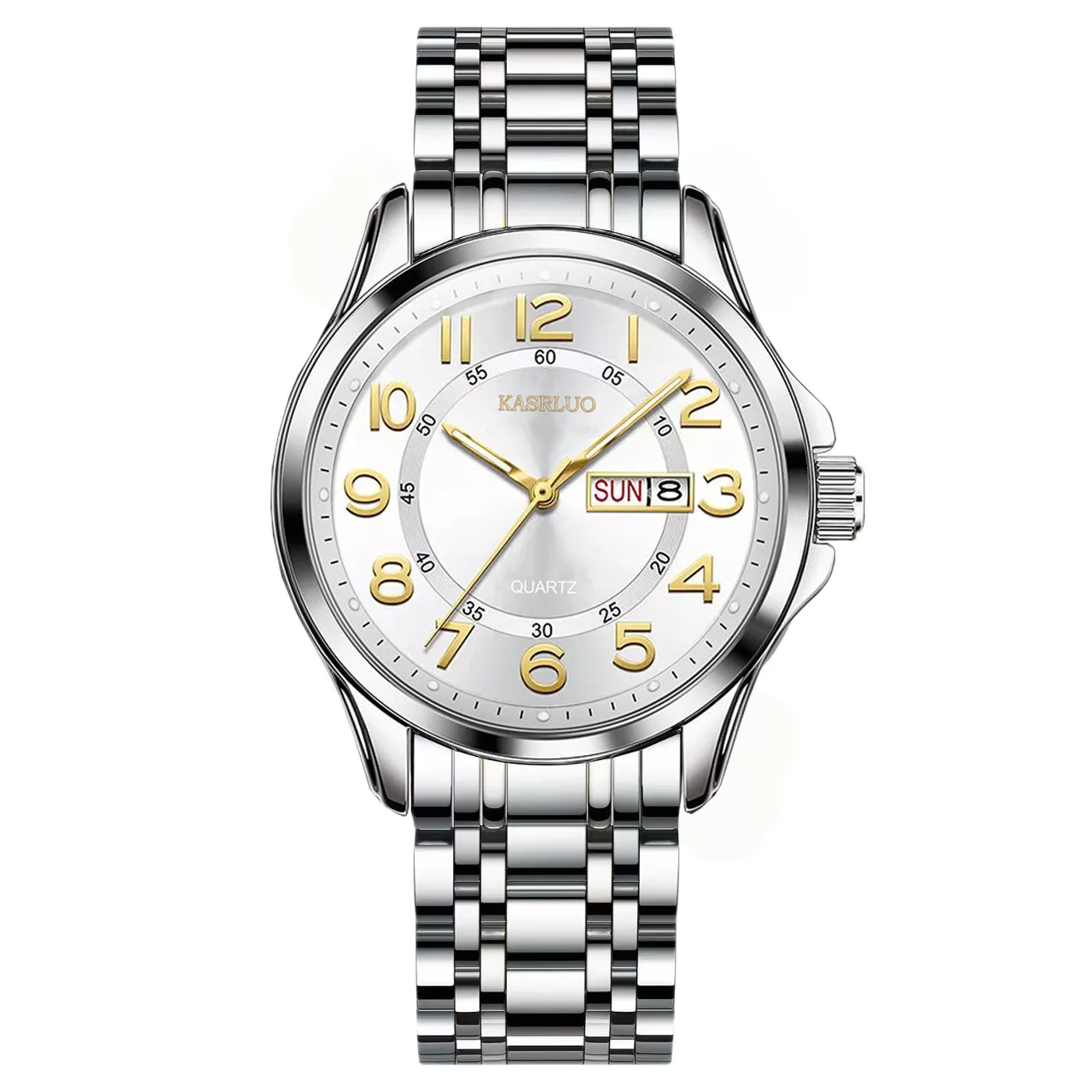 

Мужские цифровые автоматические кварцевые часы, деловые водонепроницаемые модные универсальные повседневные часы