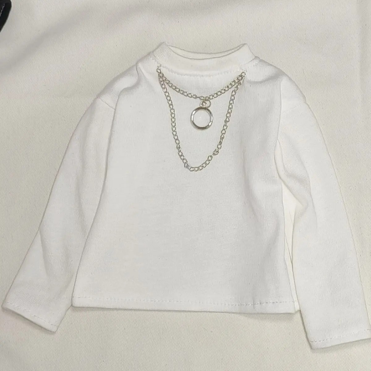 

BJD doll clothes for 1/4 size cute loose version fashion white tops versatile 1/4 clothes doll accessories