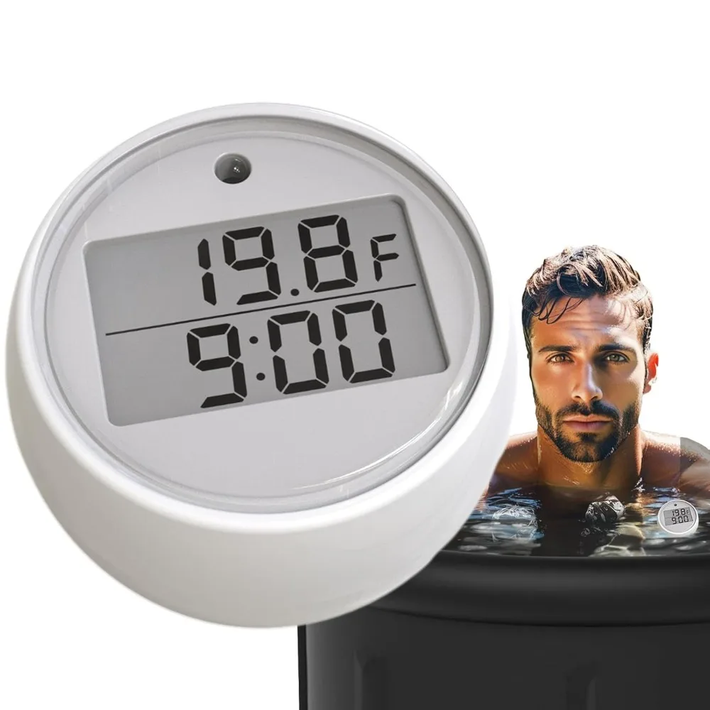 Floating Pool Thermometer Temperature Monitor Clear Digital LCD Ice Swimming Bath Water