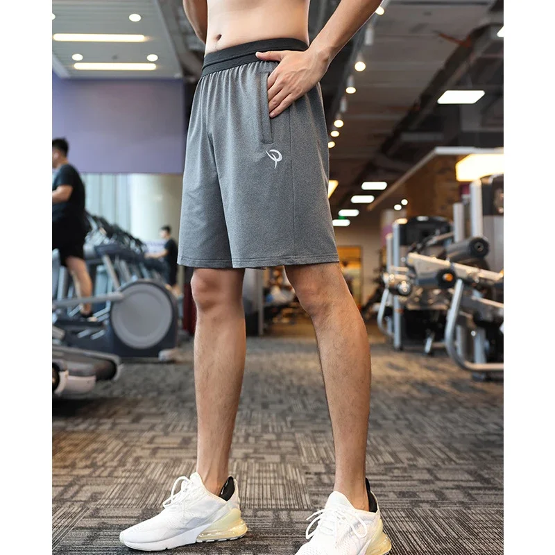 

M-4XL Summer Running Shorts Men Quick-drying Cool Casual Loose Short Pants Fitness Marathon Training Workout Sports Gym Shorts