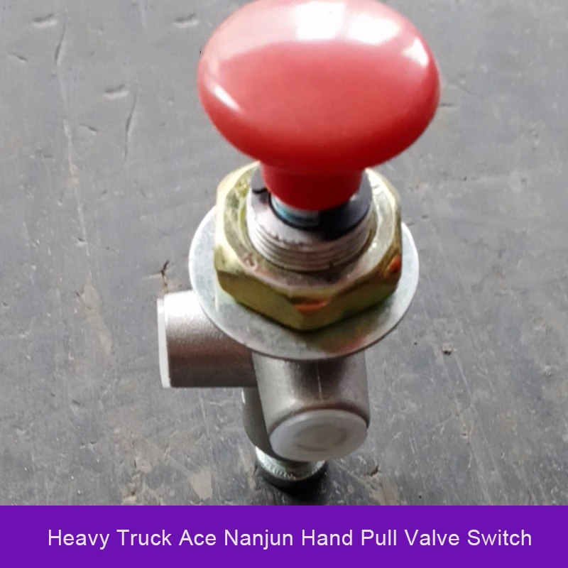 Válvula de controle hidráulico interruptor de elevação válvula de tração manual caminhão pesado nanun shenfeng interruptor de válvula de tração manual