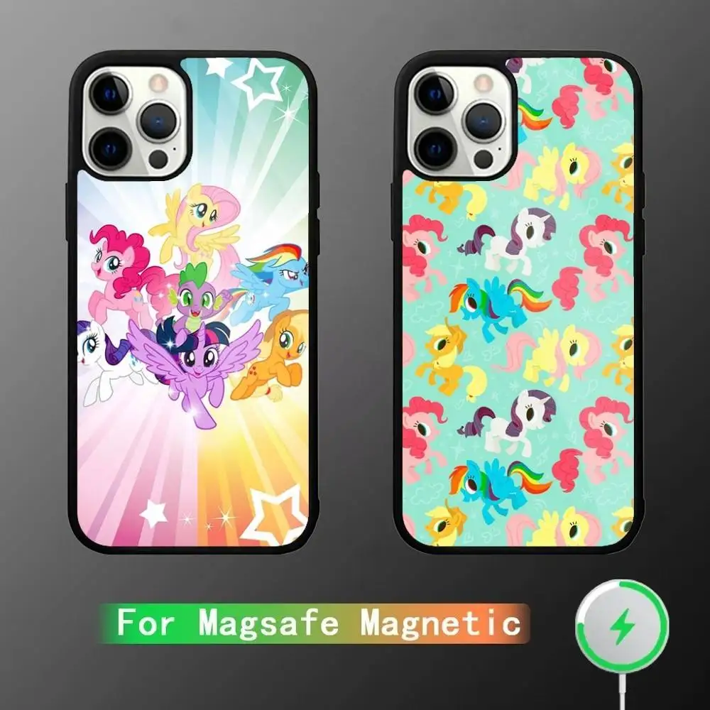 

M-My Little Pony Phone Case For iPhone 16,15,14,13,12,11,Plus,Pro,Max Mini Magsafe Magnetic Wireless Charging