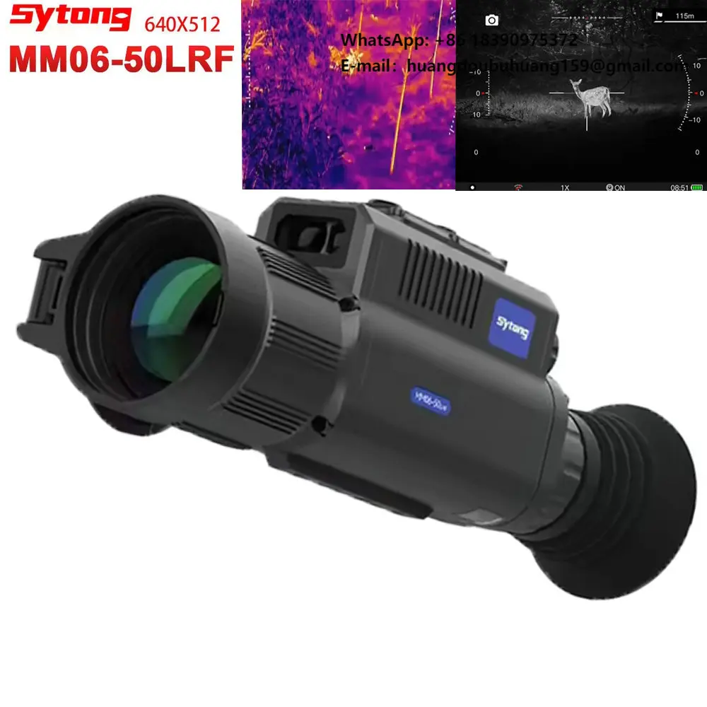 

Sytong MM06-50 LRF Thermal Imager Cara 640x512 Resolution 50mm Lens 1000m Range Measurement for Hunting Night Vision Device