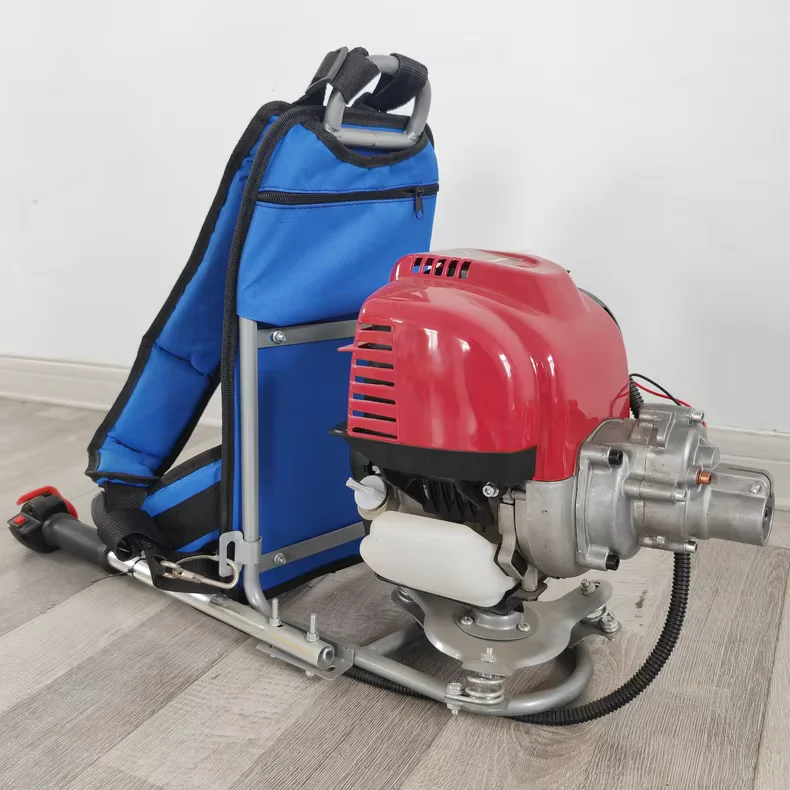 حقيبة ظهر محمولة هزاز الخرسانة يعمل بالبنزين مع 2 44 متر عمود مرن باليد هزاز لعبة البوكر الخرسانية #2