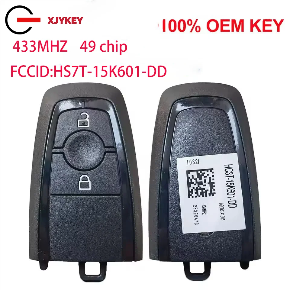 

OEM HS7T-15K601-DD Smart Car Key 434MHz For Ford Edge S-MAX Galaxy Ecosport Ranger PXIII PROX 2017 2018 2019 A2C93142101