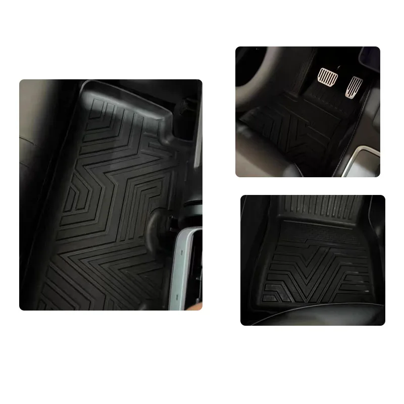 Car Mats For Chirey Chery Omoda 5 Fownix FX 2022~2025 LHD Dirt-resistant Pads Foot Carpets Floor Covers TPE Mud Auto Accessories