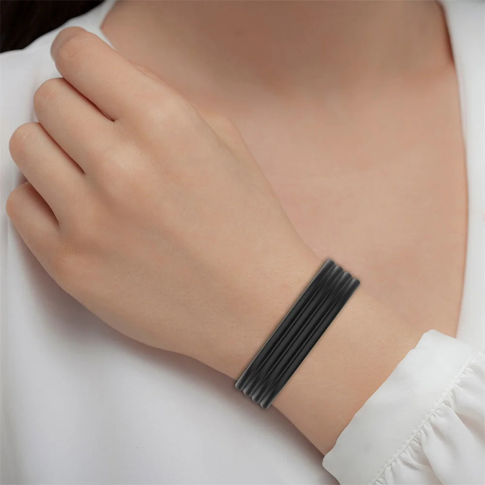 BEHUA Silikonarmband für Fitbit Air Active Smart-Armband Ersatz-Uhrenarmband für Fitbit Air Active Band mit Zubehörhülle – Detail 7