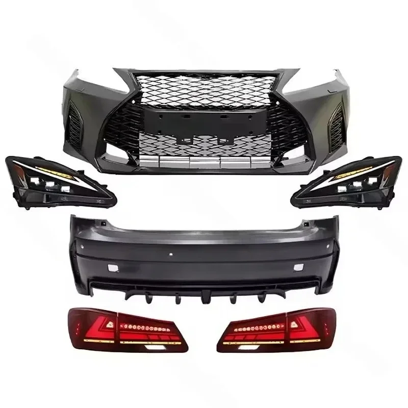 High Quality Bumper Headlight Taillight Assembly Kit for Modification Upgrade Is250 Is300 New Model 2006-2019 Body Kit