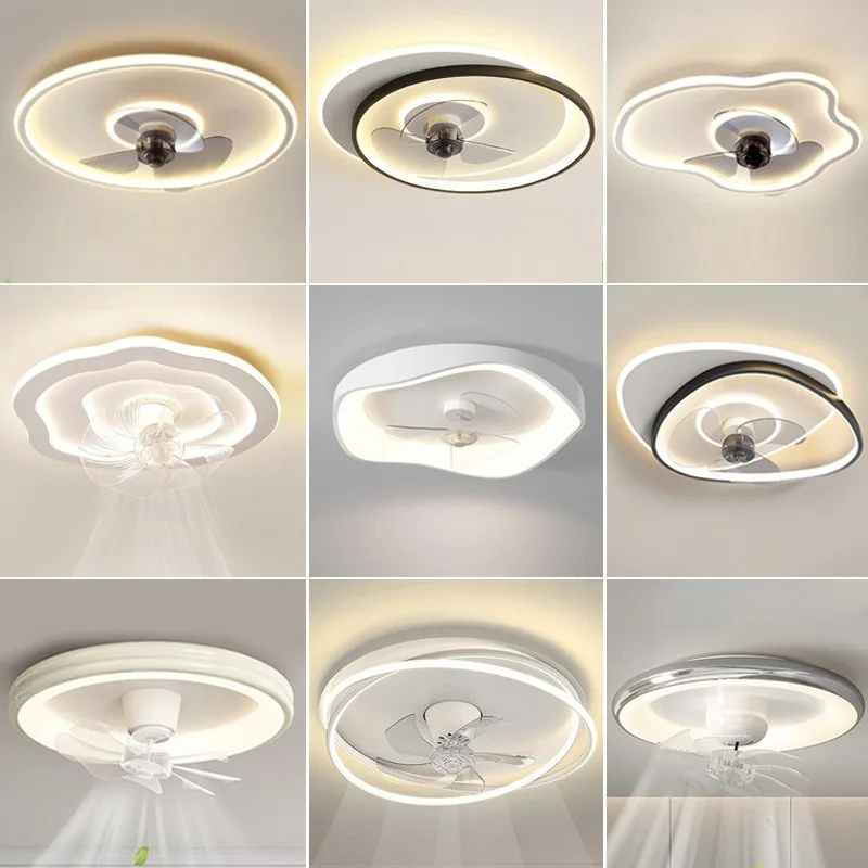 

Zhongshan ceiling fan light modern simple bedroom study lighting Internet celebrity creativity