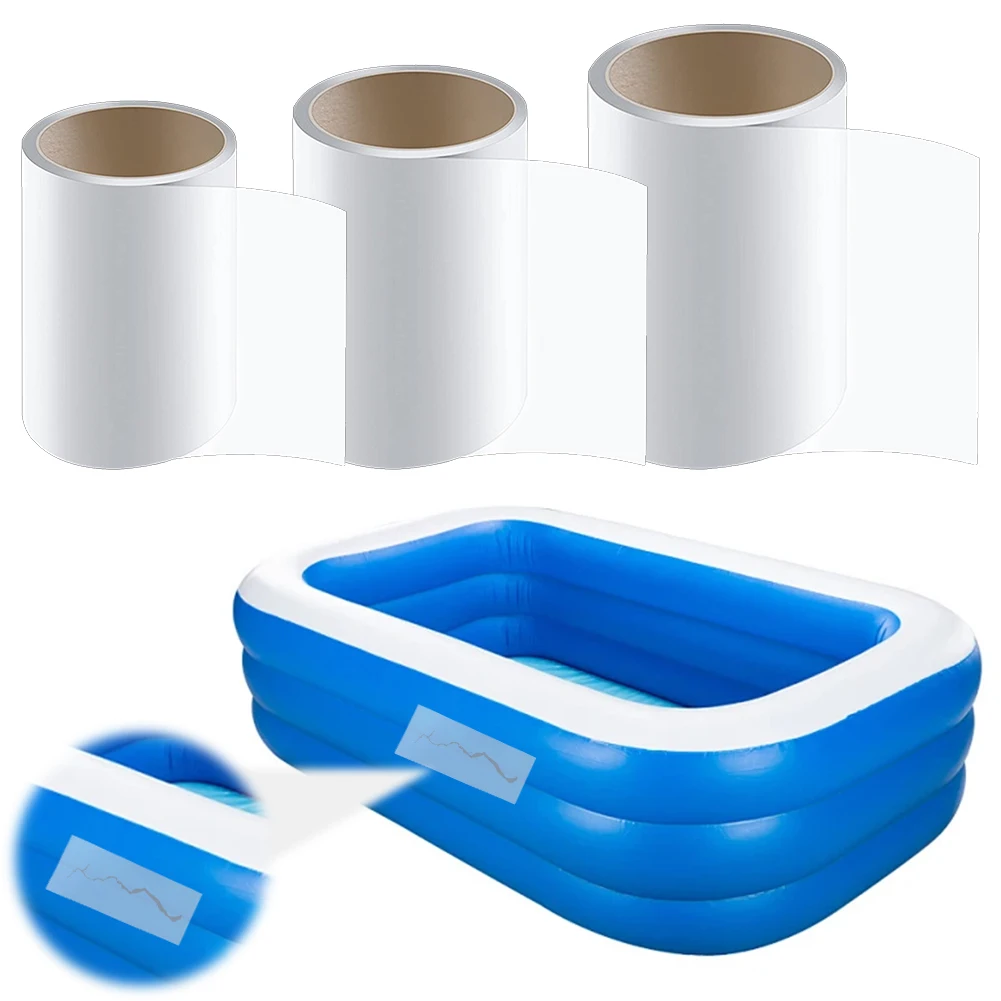 Waterproof TPU Repair Tape Kit for Air Mattresses Tents Bounce Houses and Inflatable Pools