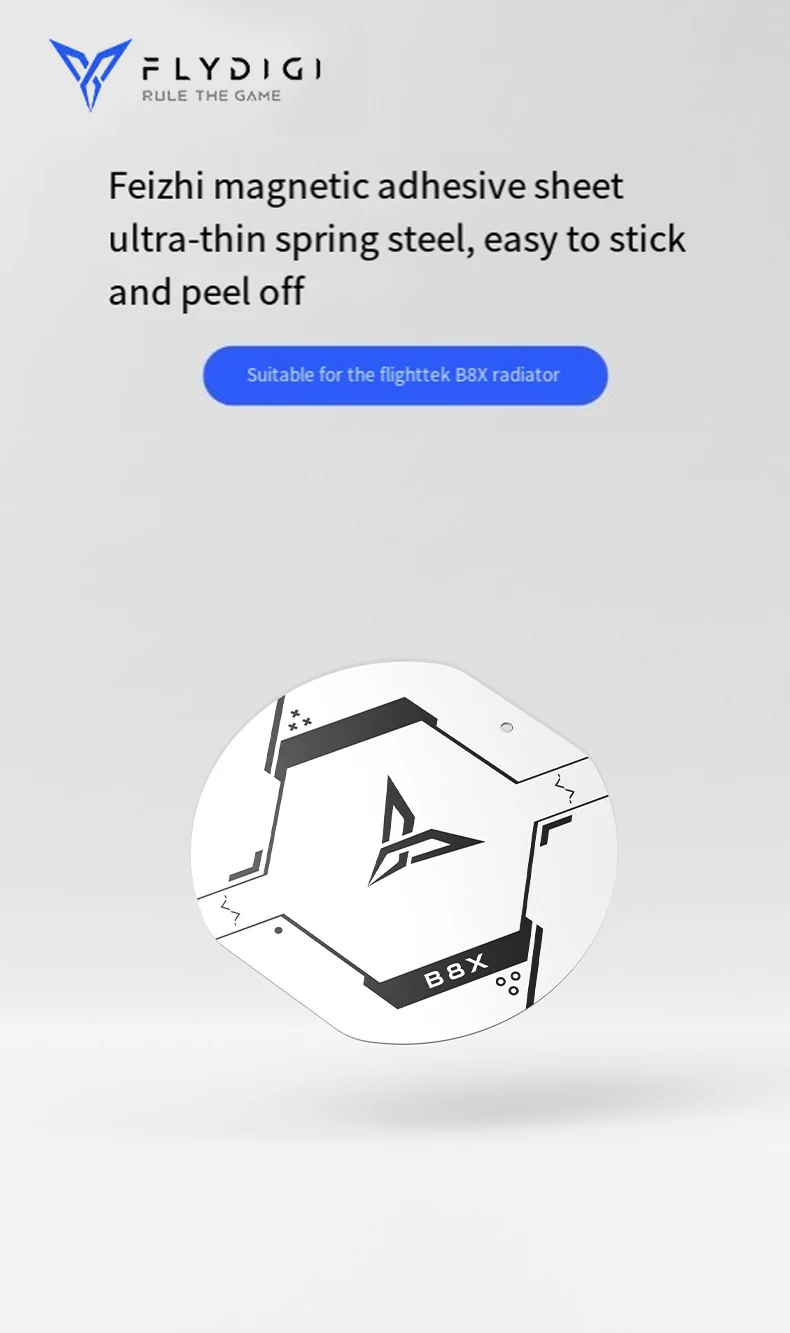 Flydigi  Sticker Magnetic Sunction Sheet For B7X B8X B8XPaster Magnetic Sunction Sheet Flydigi B7X B8X Replace Magnetic Stickers view 2