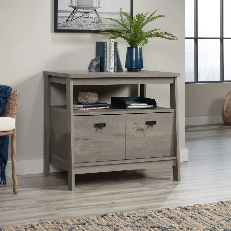 

Trestle 1-Drawer Lateral Filing Cabinet, Mystic Oak Finish