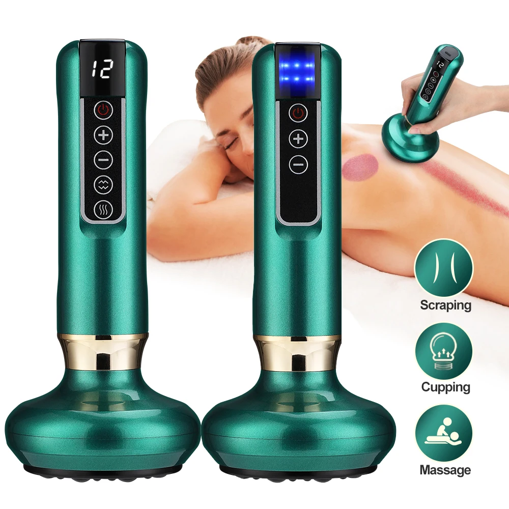 

Intelligent Cupping Apparatus Rechargeable Magnetic Suction Body Massager for Cellulite Scraping and Cupping Massage Machine