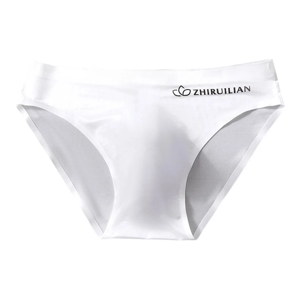 Men's Translucent Seamless Briefs with 3D Pouch for Breathable Comfort and Lightweight Support During Daily Wear