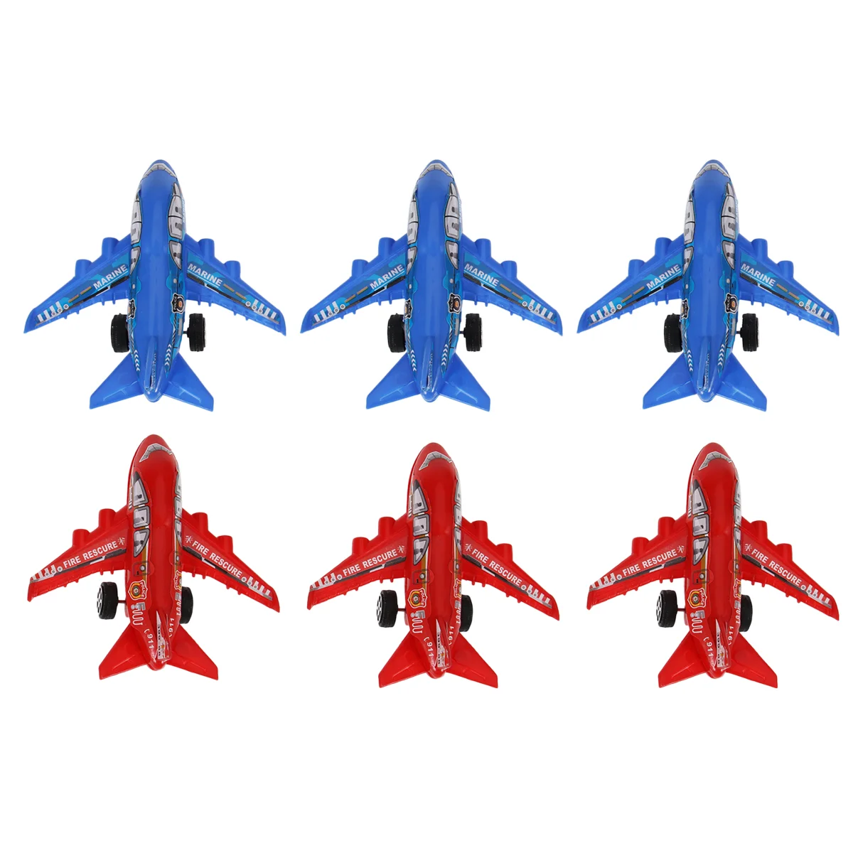 

6 Pcs Realistic Airplane Toy Kids Model Aircraft for Boy Cognition Children Mini