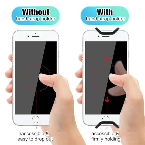 

Mobile Phone Holder Wrist Band Anti-drop Phone Strap Band Holder One-handed Operate Finger Grip Stretchable Bracket Tablet