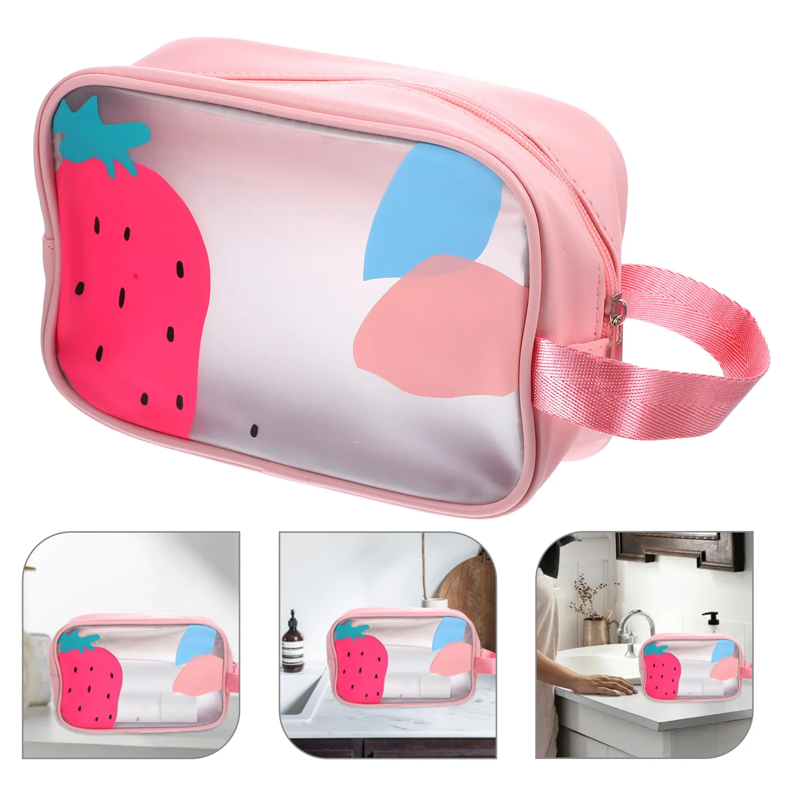 Waterproof Dry Wet Separation Toiletry Bag Large Opening Organizer Travel Makeup Storage Swimsuit Beach Bag