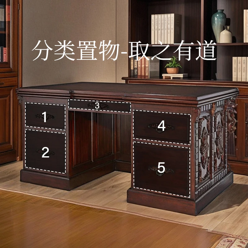 Disegno Design Scrivania direzionale Toscano Lord Raffles Lion