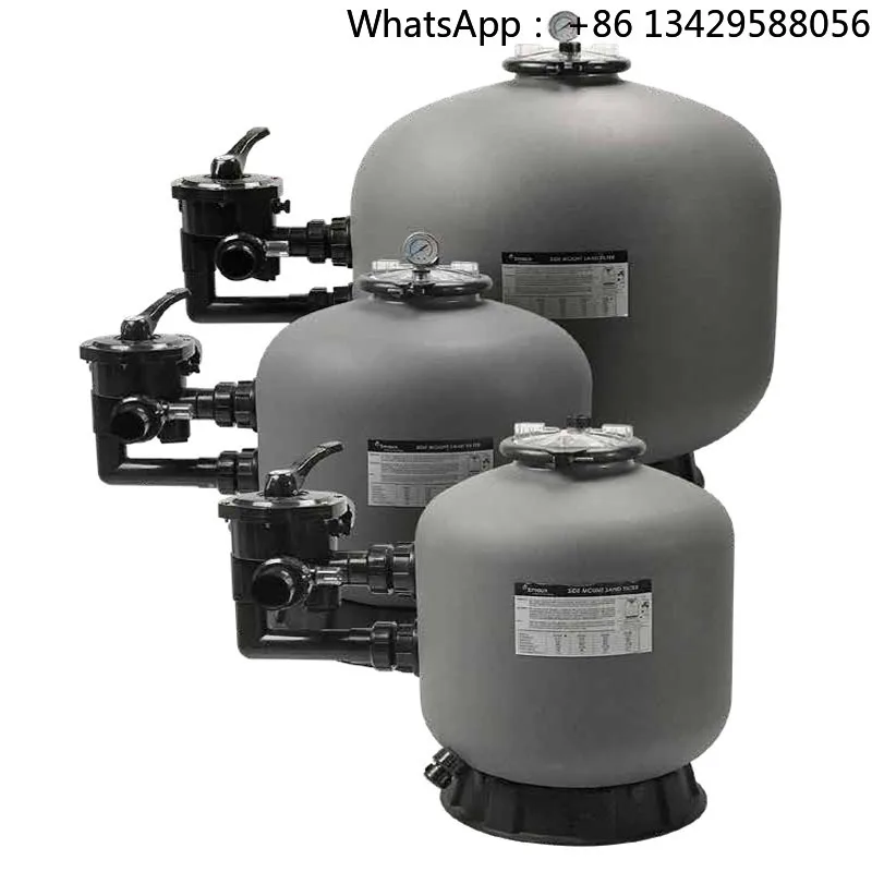 

Factory Sales Water Sand Filter Side-mounted Filter Diameter 400-1200mm Glass Fiber Swimming Pool Sand Filter