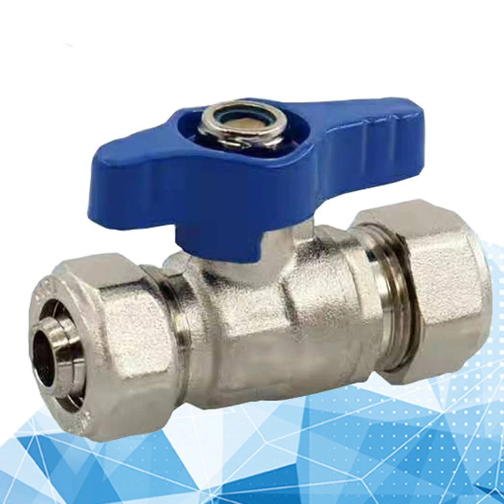 Aluminum-Plastic Pipe Ball Valve Switch 4/6 Points Solar Water Heater Water Pipe Copper Valve Hardware