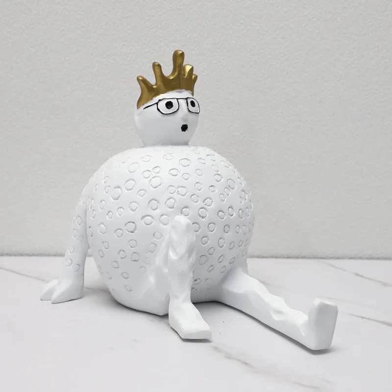 

Современный креативный орнамент, абстрактная фигура, поза для сидения, маленький принц, детская модель, гостиная, ниша, художественный аксессуар для дома