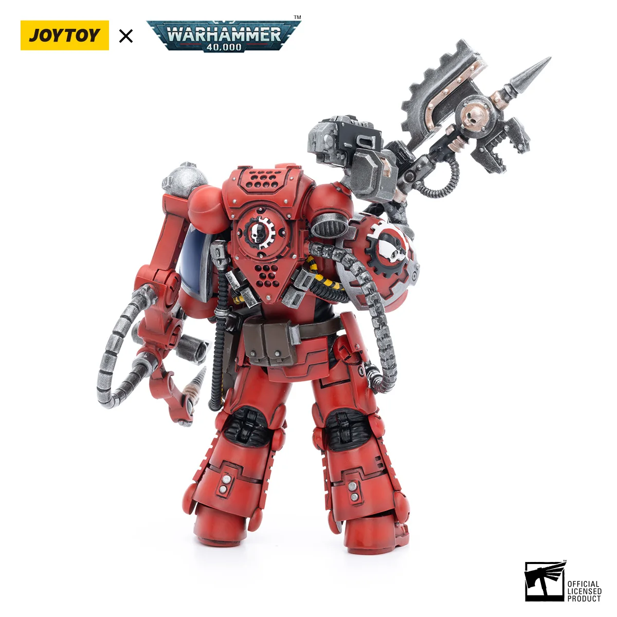 [W magazynie] JOYTOY Warhammer 40K 1/18 figurki ultramaryny Primaris kolekcja Model prezent Techmarine darmowa wysyłka