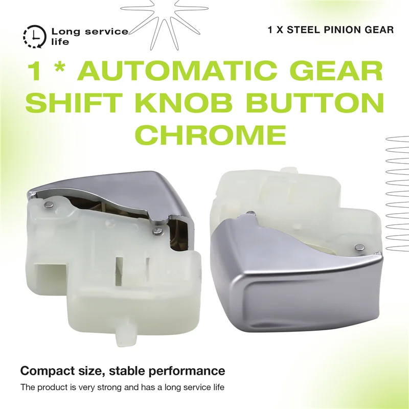 

A20K-Chrome Car Gear Shift Knob Button For Renault Koleos, Kadjar, Megane IV; Compatible Models 328650419R, 349206625R, 32865231