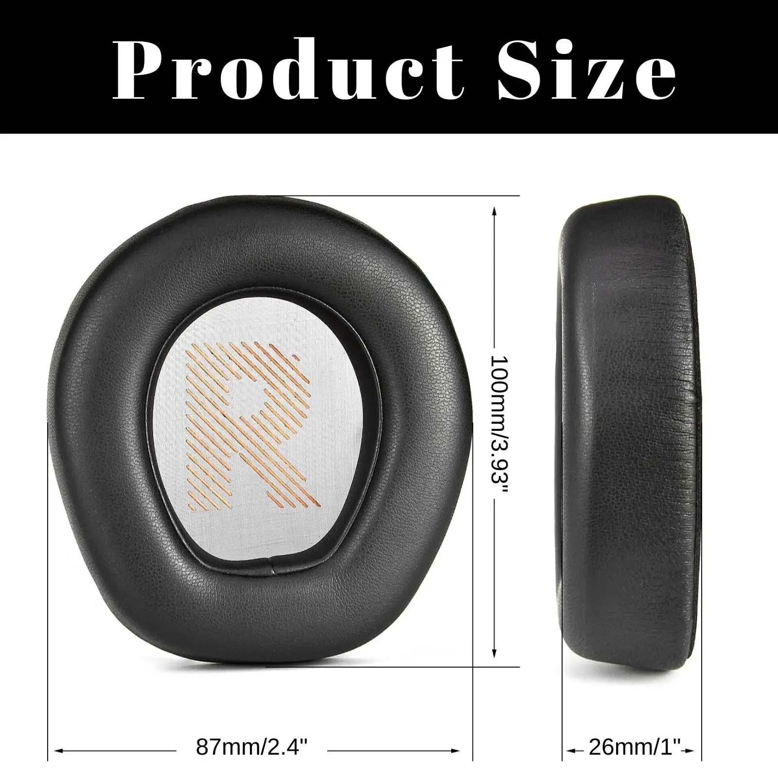 Replacement Earpads for JBL Quantum 400, Q400 Earmuffs Ultra-soft Sponge Cushion Cover Repair Parts Headphone