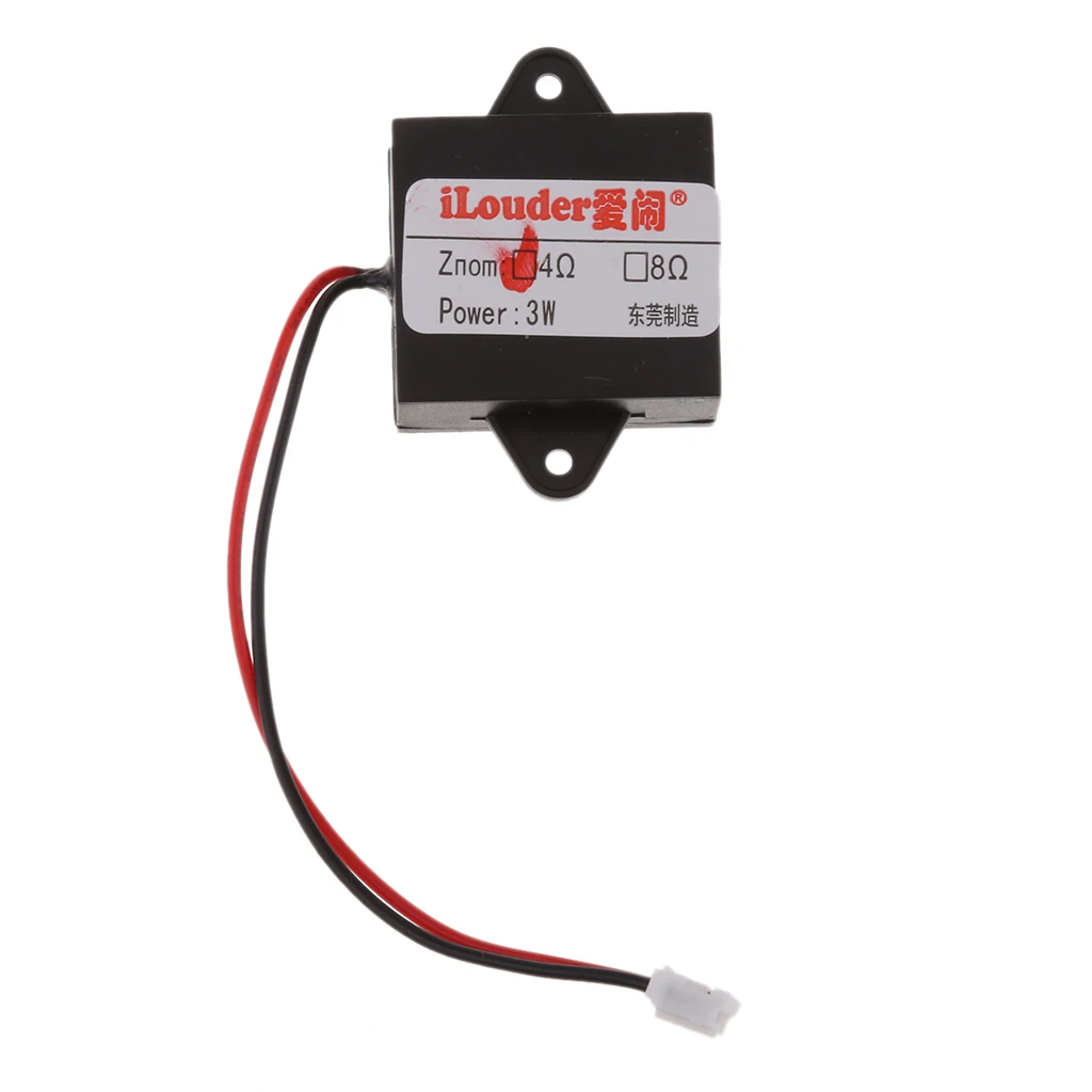 

Full Range Loudspeaker 44x28x15mm Black Mini Audio Speaker for Electronics DIY and Home Theater