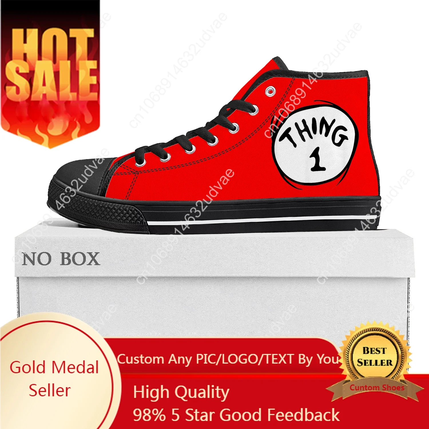 

Thing 1 Thing 2 High Top Shoes Men Women Teenager Sneakers Canvas High Quality Sneaker Casual Custom Made Couple Shoe Black Sole