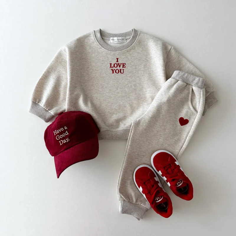 2024 Autumn New Children Long Sleeve Sports Set Boys Girls Letter Embroidery Sweatshirt + Pants 2pcs Suit Kids Casual Outfits