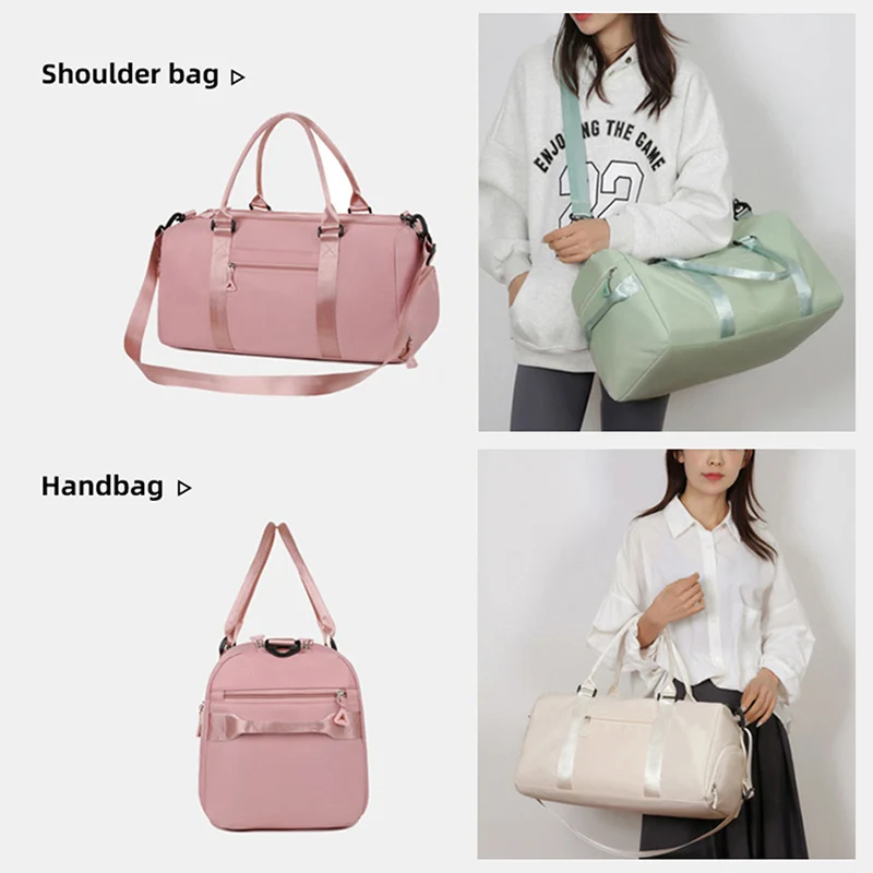 Borsa da viaggio Fitness di grande capacità uomo donna scarpe borsa tascabile Dry Wet Daily Training Yoga Crossbody Leisure Weekend Bags Y65A