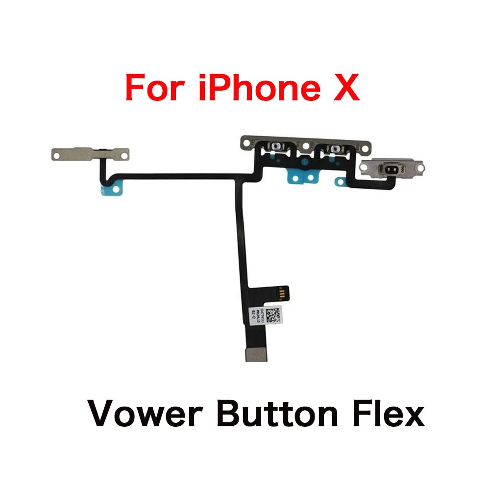 Power Volume Charging Flex Cable Replacement For iPhone X XS Max Taptic Engine Loud Speaker