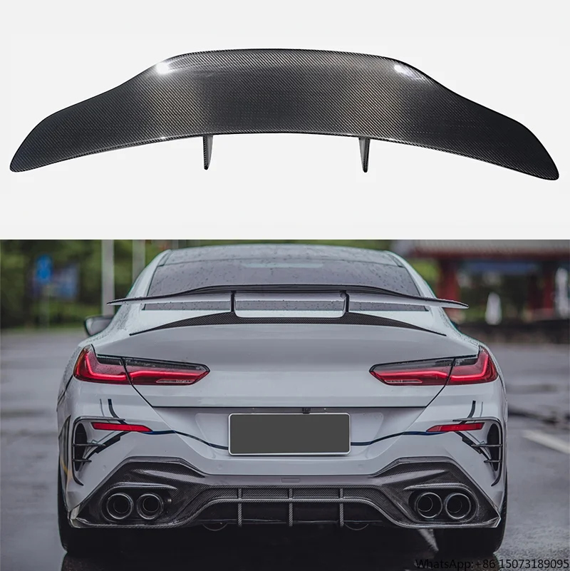 

Спойлер на крышку багажника GT Style из карбона для BMW 8 серии G16 840 (2019-2023) DL-BW1013-43