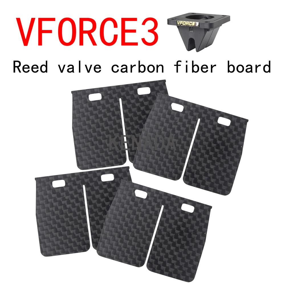 4PCS Carbon fiber VForce replacement Reed valve plate dedicated to VFORCE4 V4144-2 Yamaha Y125Z RXZ135 RX135 reed valve system