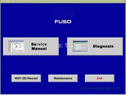 AutoDVD MUT III (Fuso version) FMS-E16-1  2016