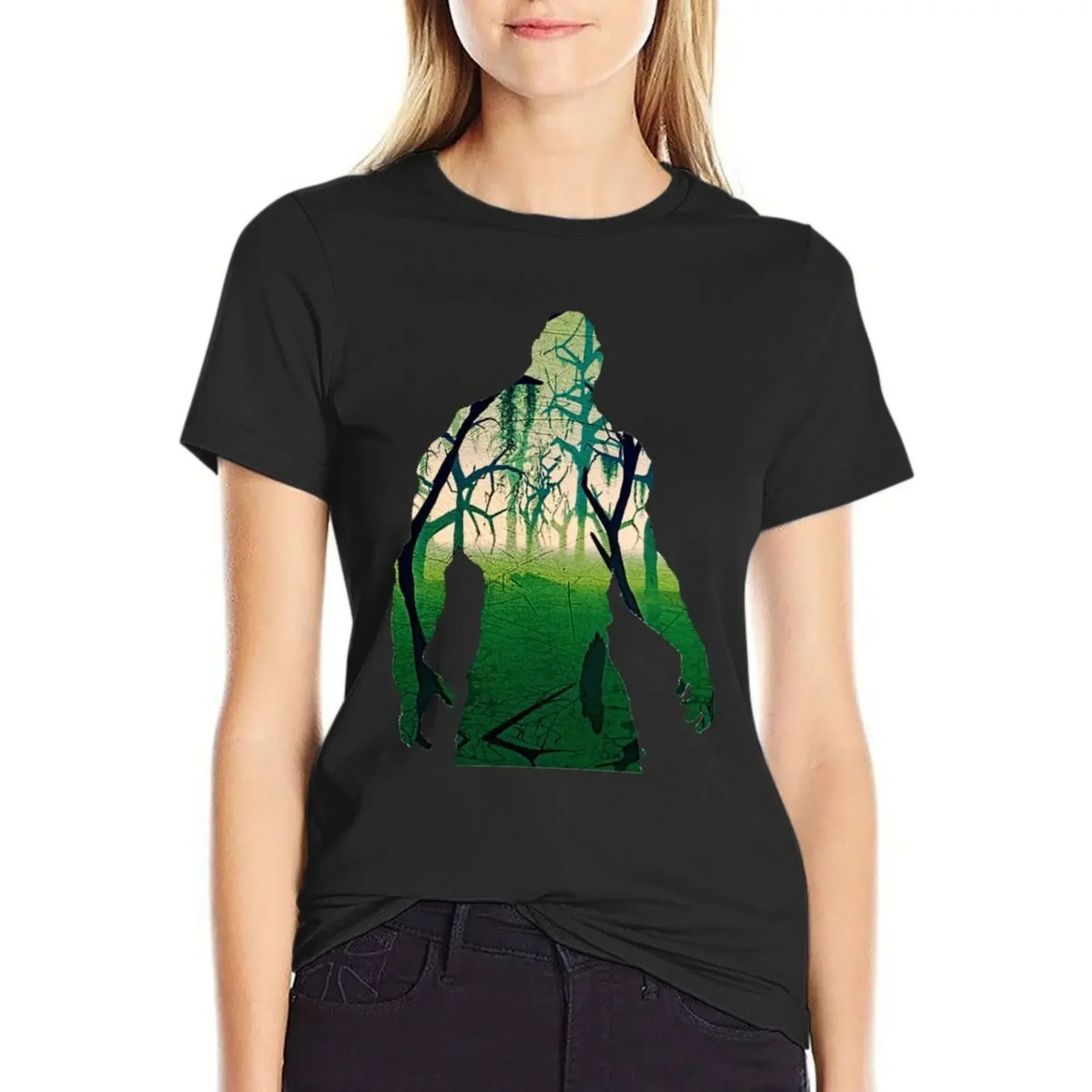 

Funny Gift Swamp Thing Classic Fan T-Shirt Blouse oversized t-shirt dress for Women sexy