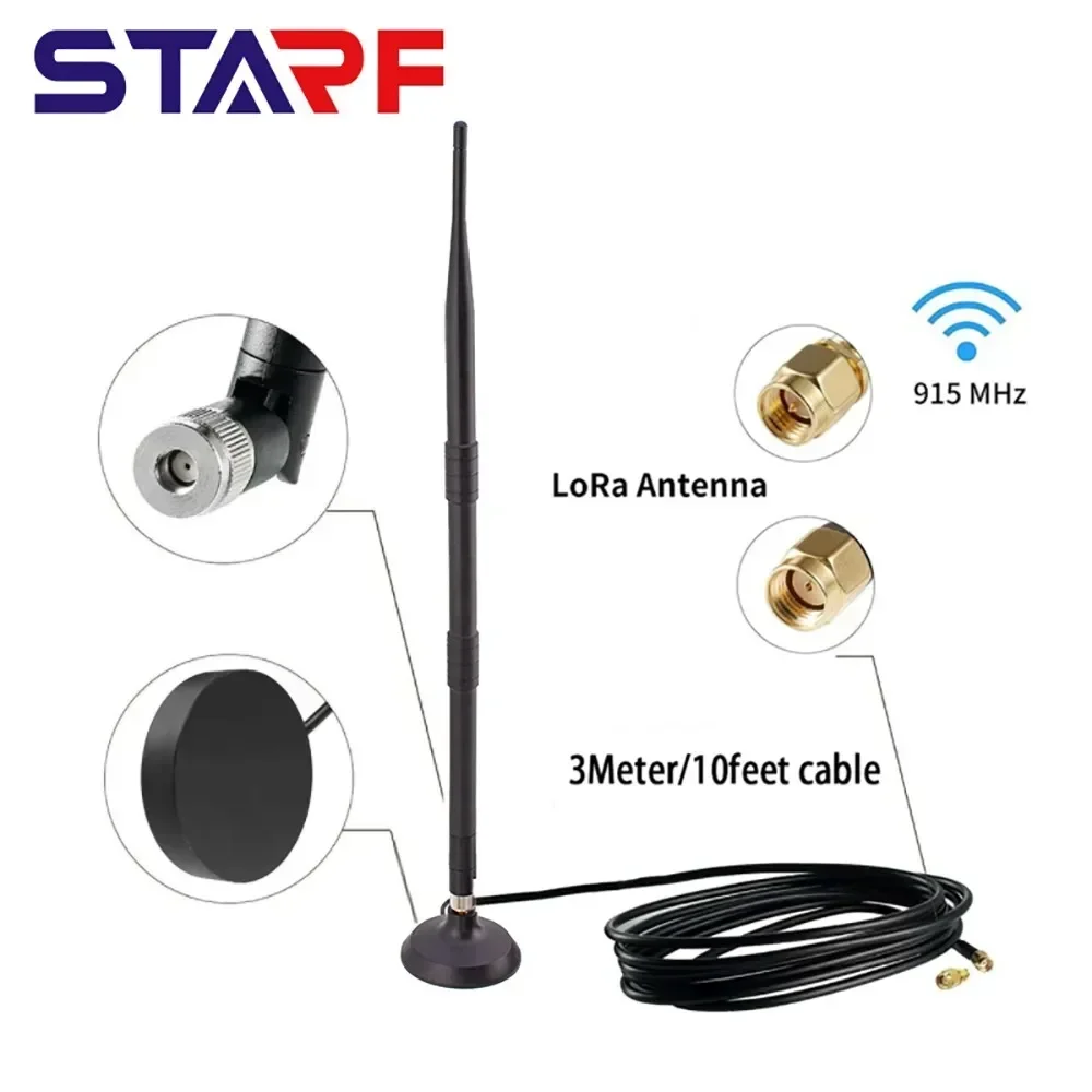 Helium Hotspot Miner 8dBi Indoor Antenna Magnet Base For RAK Nebra Bobcat 42CM RP-SMA Male Antenna Kit Cellular Amplifier