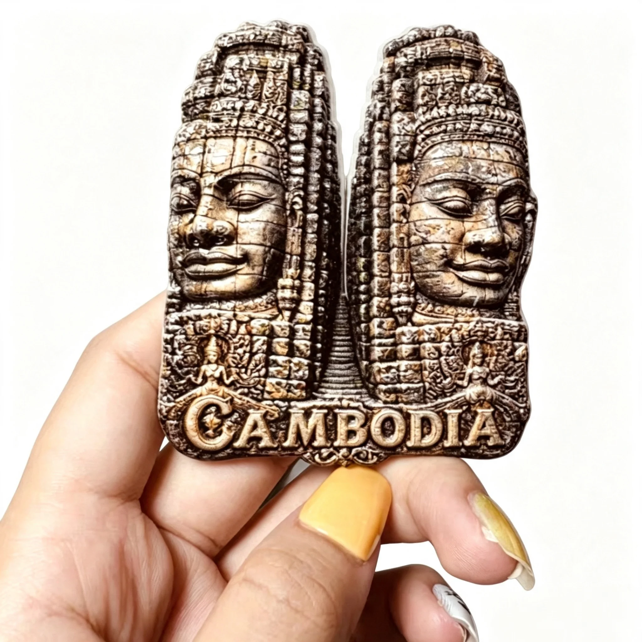 Asia  Cambodia  3D Fridge Magnets Tourism Souvenir Refrigerator Magnets Sticker