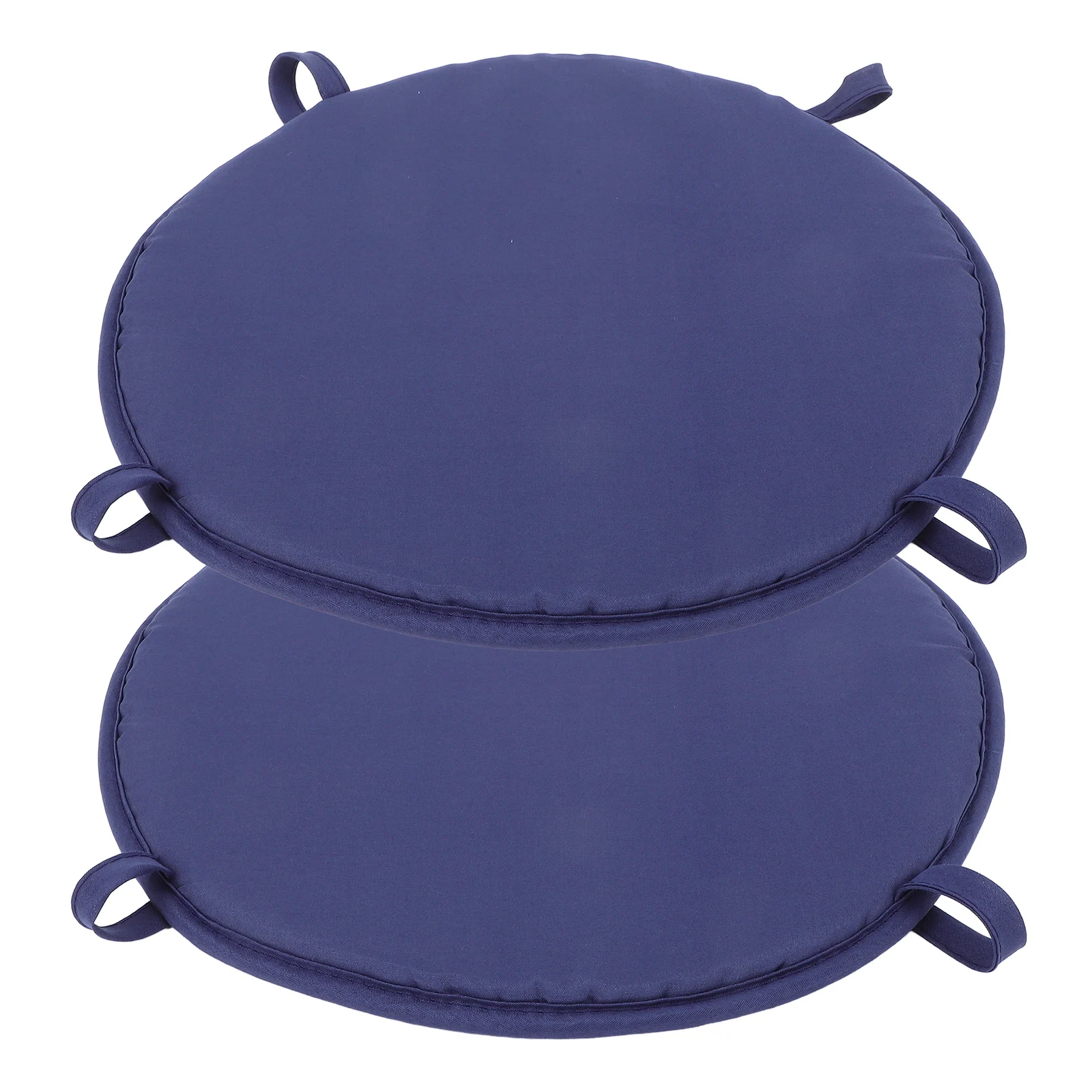 

2pcs Soft Round Seat Cushion Thickened Memory Sponge Chair Pad For Dining Stools Bistro Chairs Anti-Slip Comfortable Garden