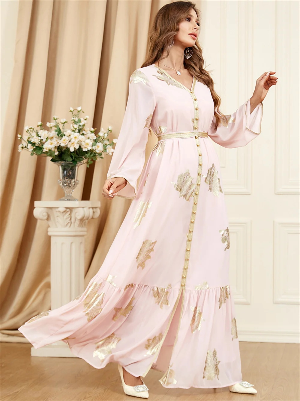 2024 New Modest Moroccan Kaftan Women Dubai Luxury Abaya Embroidery Dresses Party Elegant Muslim Islam Turkey robe arabe