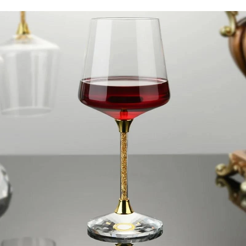 الشمال ضوء فاخر الذهب احباط كريستال زجاج كأس و الدورق مجموعة الأسرة حزب بار النبيذ الشمبانيا كوكتيل #3