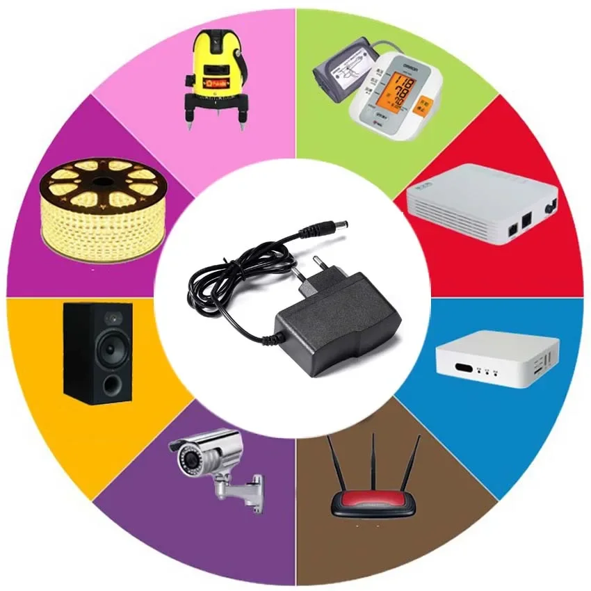 5V2A 12V1A جديد التيار المتناوب 100 فولت-240 فولت محول محول تيار مستمر 5 فولت 2A 2000mAPower إمدادات الاتحاد الأوروبي الولايات المتحدة التوصيل تيار مستمر ل T95 H96 ماكس X96 Tanix أندرويد TV صندوق #2