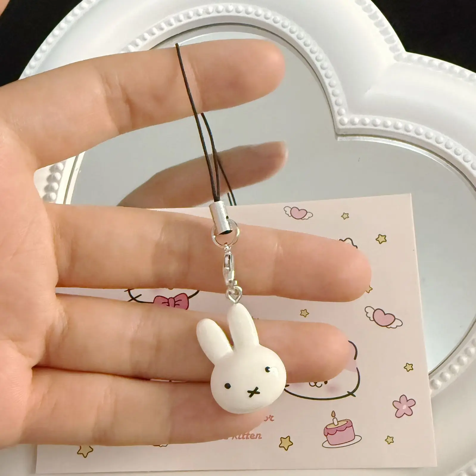 Kawaii Miffy Rabbit Keychain