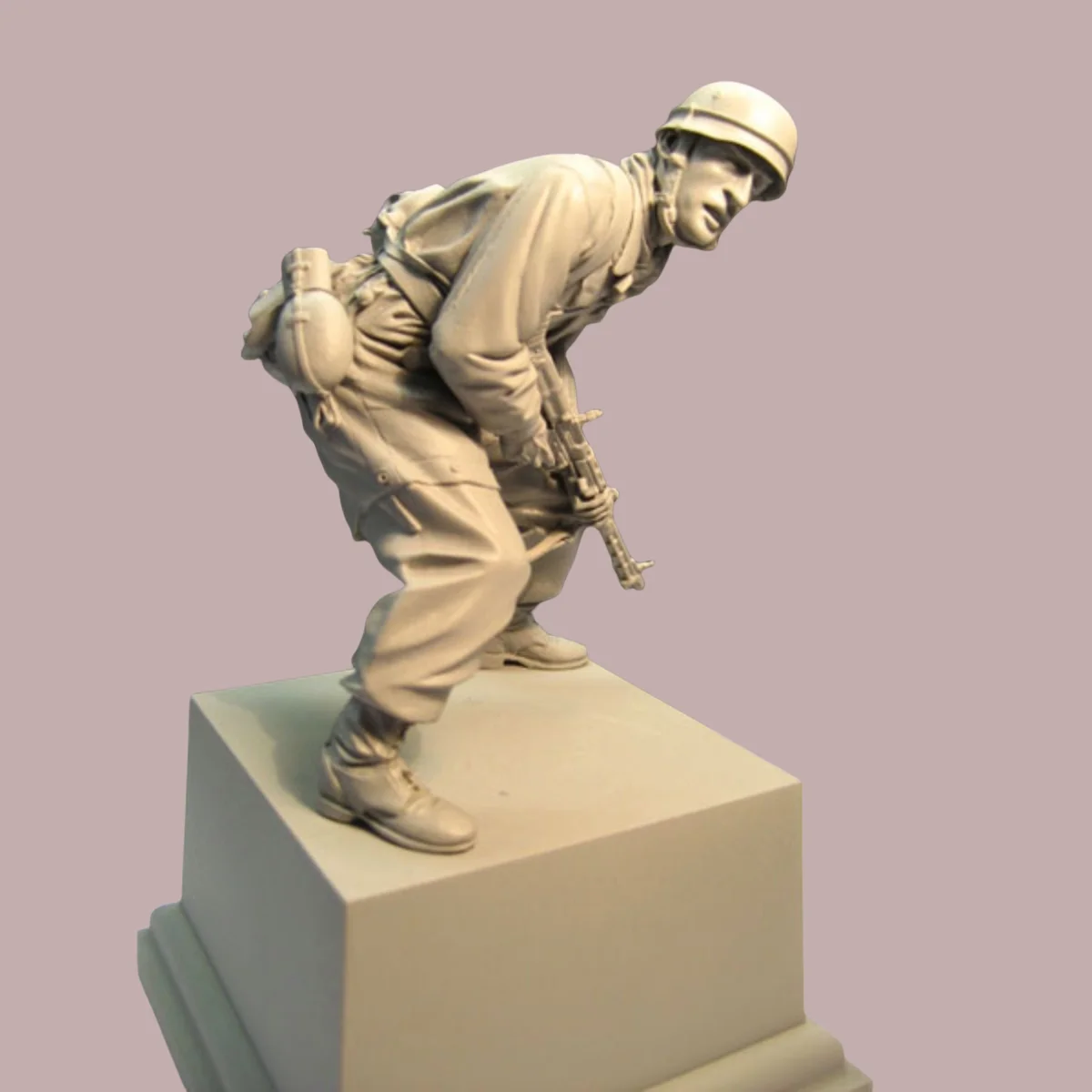 

1/16 resin unpainted model set military theme German paratroopers in the war unassembled unpainted GK