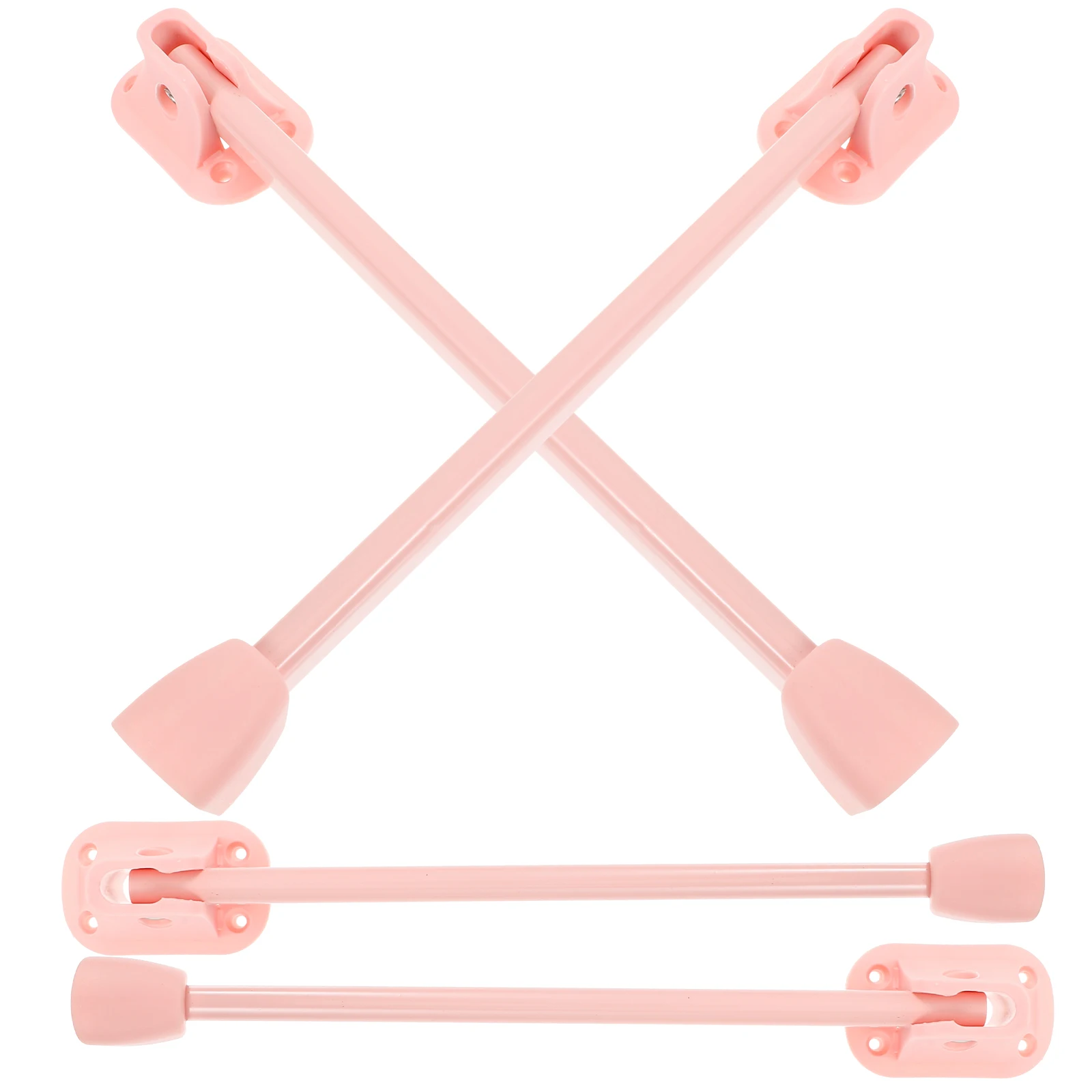 

4pcs Foldable Table Legs Pink 26CM Lightweight Portable Camping Travel Adjustable Desk Furniture Sturdy Metal Supports