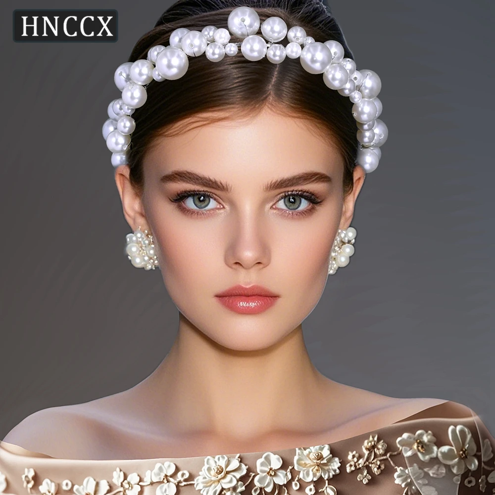 

Youlapan Luxury Pearl Headband Vintage Princess Style Headpiece Bridal Wedding Headwear Birthday Party Hair Accessories HP810